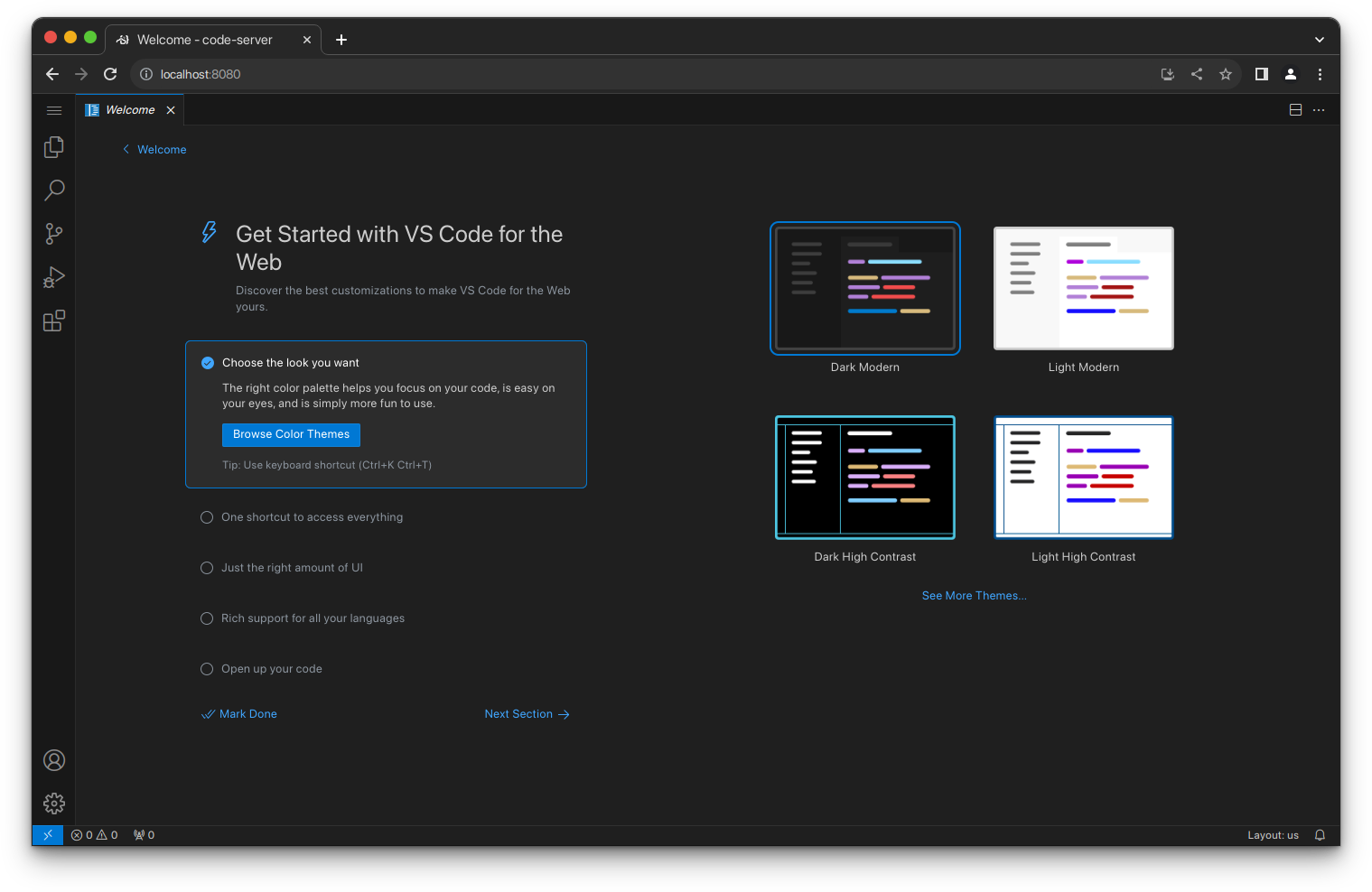 Code-Server Core