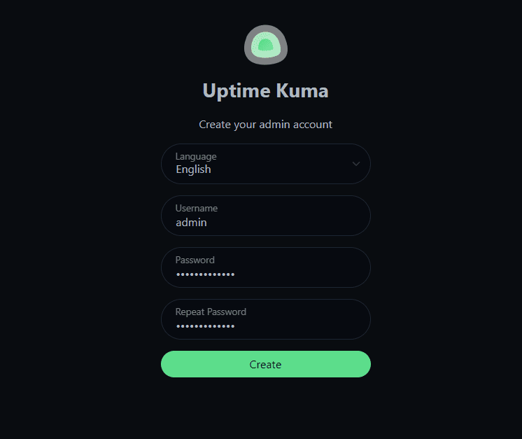 Uptime Kuma Signin